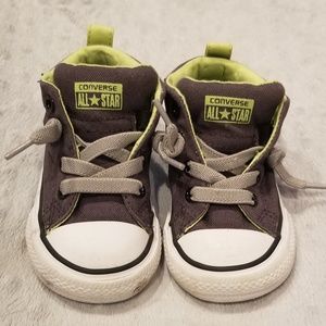 Converse infant sneaker grey/light green